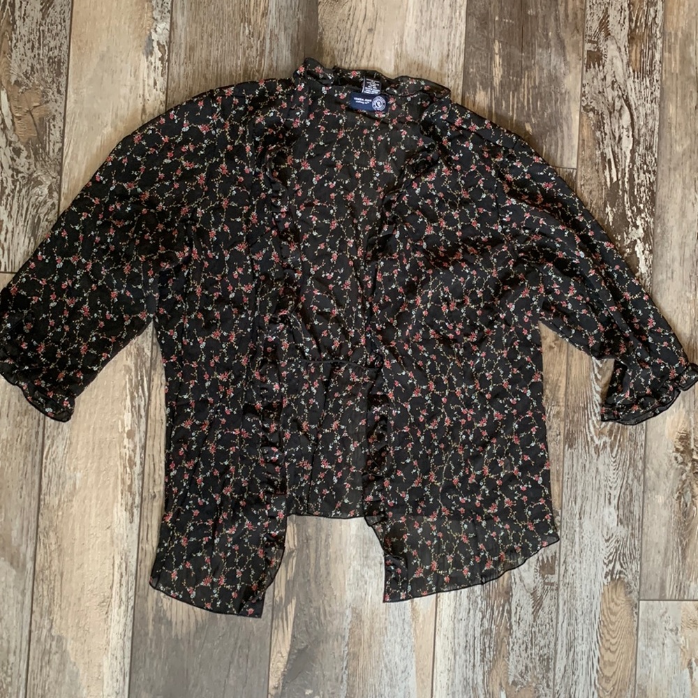 Sheer Floral Top